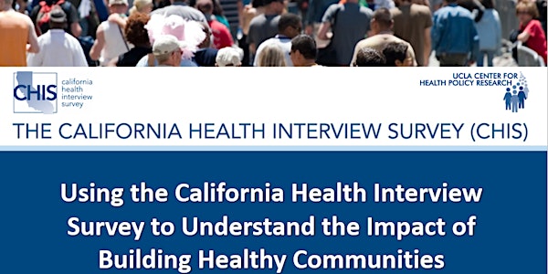 Building Healthy Communities Workshop