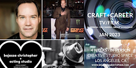 Craft+Career TV/Film  · In-Person · On Camera · Group Workshop · JAN 2023