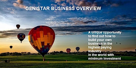 Genistar Business Overview - A Free Seminar - East London primary image