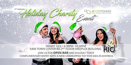 4Ever Young's 9th Annual Holiday Charity Event & Party !