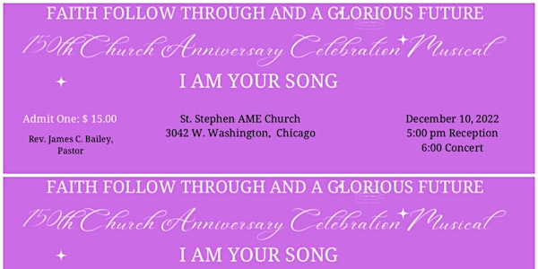 St. Stephen A.M.E. Chicago 150th Anniversary Celebration Musical