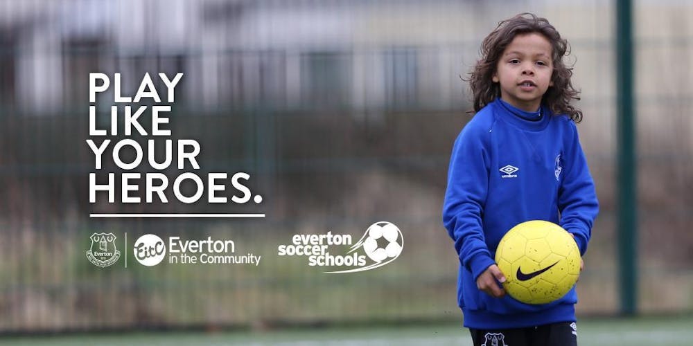 Image result for everton soccer school images