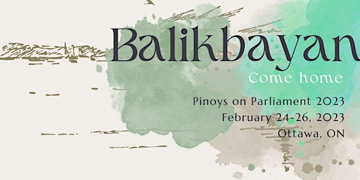 Pinoys on Parliament Conference 2023: Balikbayan