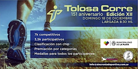 TOLOSA CORRE 2022 - 7K/3,5K - EDICION XII