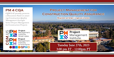 Construction Quality Assurance - Project Management