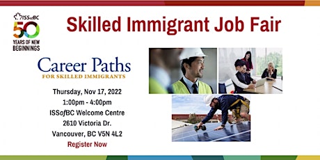 Career Paths Skilled Immigrants Hiring Event