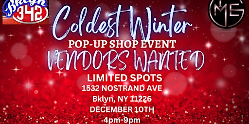 The Coldest Winter Pop Up Shop Event