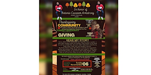 Thanks community giving (TURKEY GIVEAWAY) primary image