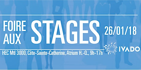 Invitation - Foire aux stages IVADO  primary image