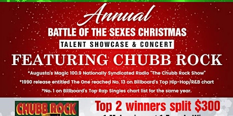 CHUBB ROCK LIVE IN CONCERT @ the City of Burnettown Christmas Festival