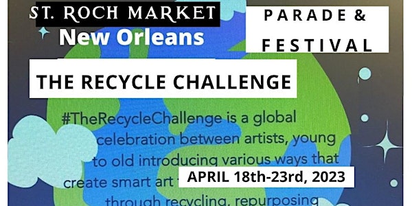 VENDORS NEEDED Sunday 2nd Annual  The Recycle Challenge Parade & Festival