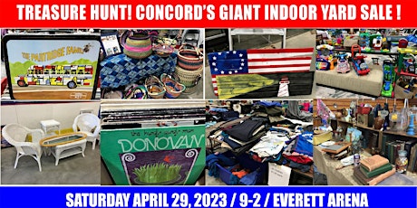 Concord's Giant 2023 Indoor Yard Sale! Yard Seller Spaces