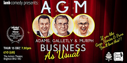 Lamb Comedy Presents: AGM - Business As Usual