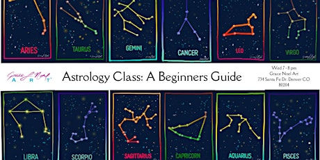ONLINE Astrology Class: A Beginners Guide | Grace Noel Art