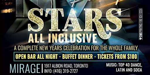 Stars New Years Eve, All Inclusive