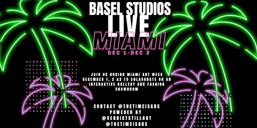 Basel Studios Live Miami 3 Day Pop-Up