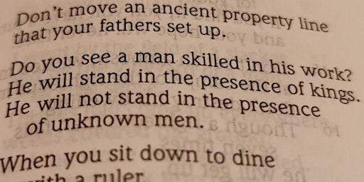 Hauptbild für Proverbs 22:29 Style Discipleship for Ambassadorship