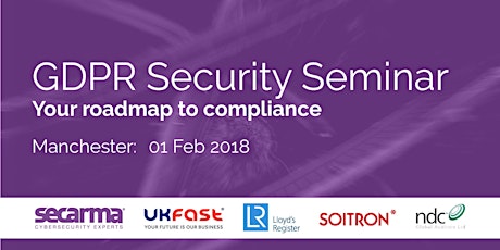 GDPR Security Seminar: Roadmap to Compliance primary image