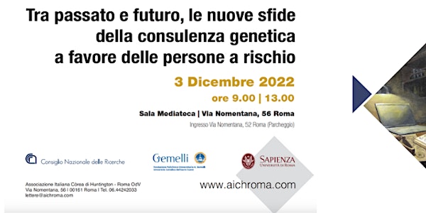 “Tra passato e futuro le nuove sfide della consulenza  genetica a favore de