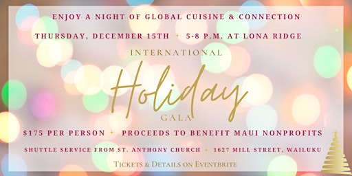 International Holiday Gala