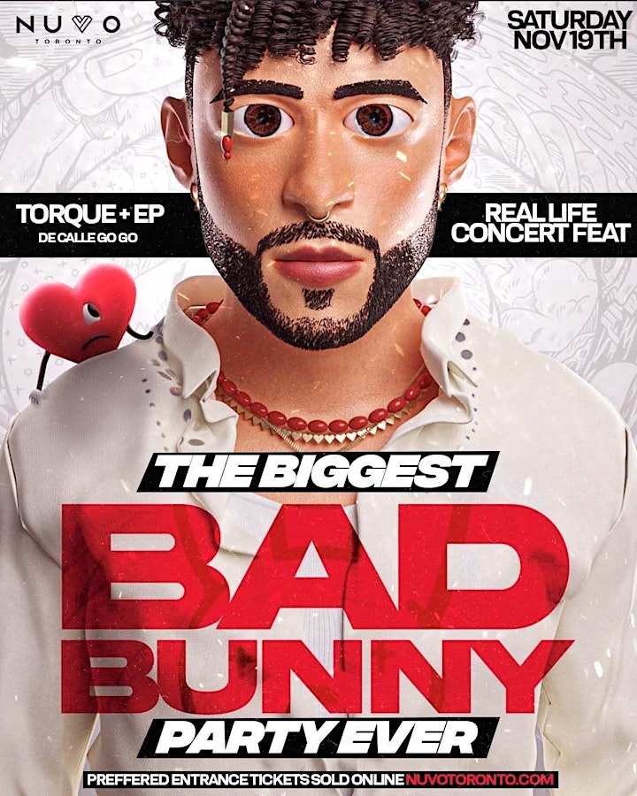 The biggest bad bunny party ever image