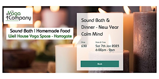 Sound Bath & Dinner - New Year Calm Mind