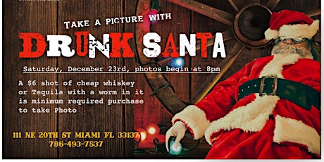 Take a Shot for a Shot with Drunk Santa at Gold Diggers primary image