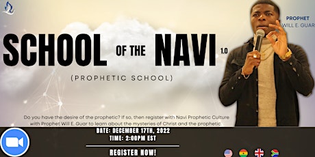 SCHOOL OF THE NAVI 1.0 (PROPHETIC SCHOOL)