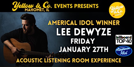 Acoustic Listening Room experience with Lee DeWyze