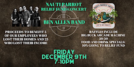 Ben Allen Band: Nauti Parrot Relief Concert