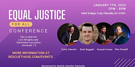Equal Justice For All Conference