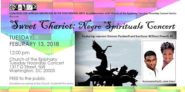 Sweet Chariot: Negro Spirituals Recital 