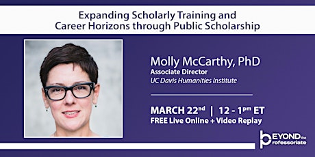 Expanding Scholarly Training and Career Horizons through Public Scholarship primary image