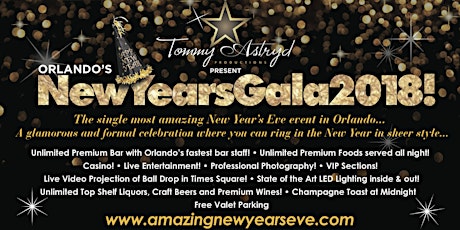 Orlando New Year's Eve 2018 Gala primary image