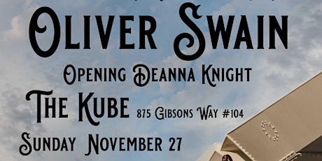 Image principale de Oliver Swain w/ Ashley Wey and opener Deanna Knight