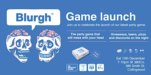 Blurgh Game Night | Launch Party