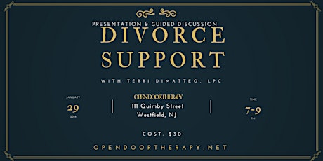 An Evening of Divorce Support: Presentation & Guided Discussion primary image