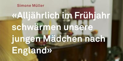 Buchpräsentation mit Schweizer Autorin Simone Müller
