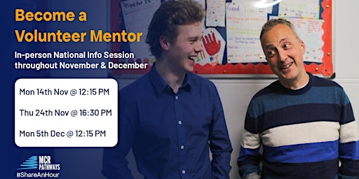 Become a Volunteer Mentor - In-person National Information Session