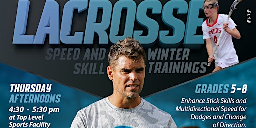 No Fear Lacrosse Speed and Skills Trainings SESSION 1 Dec 1st-Jan 12th