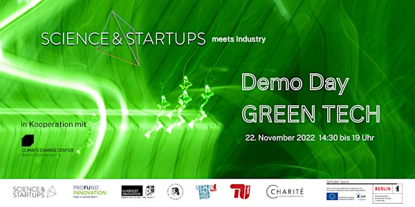 Science & Startups meets Industry - Green Tech Edition
