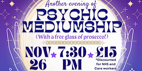A night of Psychic Mediumship with Tracy Bayes primary image