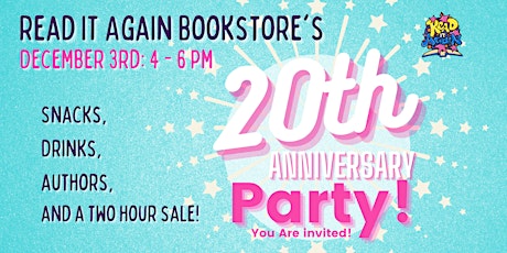 Read It Again Bookstore's 20th Anniversary Party