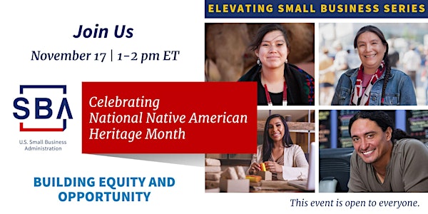 SBA Celebrates National Native American Heritage Month