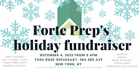 Forte Prep Holiday Fundraiser