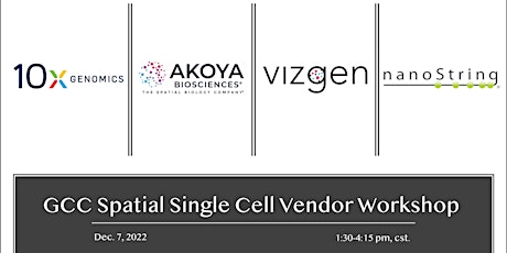 GCC SCO Spatial Single Cell Vendor Workshop