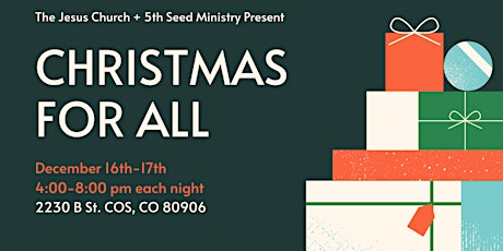 Christmas for All - The Jesus Church and 5th Seed Ministry