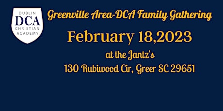 Greenville Area - DCA Family Gathering