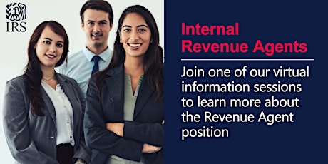 Virtual Information Session about Revenue Agent positions