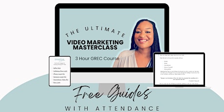 (3 Hour CE) Video Marketing Strategies For Real Estate Professionals primary image